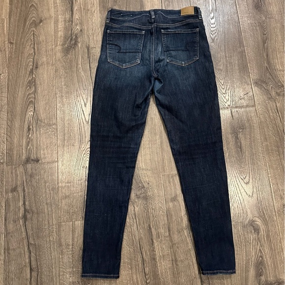 American Eagle Womens Jeans Next Level Stretch 8 L Medium Wash Hi Rise Jegging - Picture 11 of 11